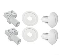 Lot de 2 essieux et rondelles de roue arrière C65 pour nettoyeur de piscine Polaris 180, 280, EC65