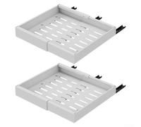 Lot de 2 étagères extensibles pour tiroir d'armoire
