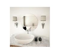 vidaXL Lot de 2 Étagères Murales Flottantes, 80x9x3 cm, MDF, Blanc, Ledge en U pour Photos, Étagère d’Affichage, Rangement Salon, Décoration Maison