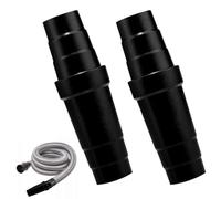 Lot de 2 extracteurs de poussière, aspirateur, adaptateur de tuyau, accessoires universels, connecteur de collecte de poussière compatible avec scie à table, ponceuse, ponceuse, raboteuse, perceuse