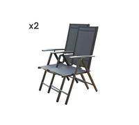 Lot de 2 fauteuils de jardin BRESCIA