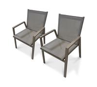 Paris prix Lot de 2 fauteuils de jardin - Quartz