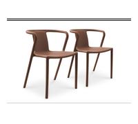 Lot composé de 2 fauteuils de jardin - CITY GARDEN - DIEGO-FT - Terracotta - Empilables