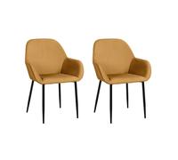 the_home_deco_factory Fauteuil Giulia - Moutarde