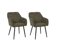 Fauteuil côtelé Banbury - Couleur Kaki