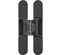 Lot de 2 ferrures de porte TECTUS TE 340 3D recouvertes de revêtement noir