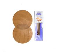 Lot de 2 Feuilles de Cuisson Bake-O-Glide PCT300 - Cercles pré-découpés - Marron