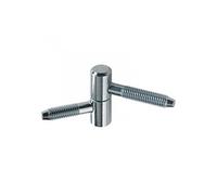Lot de 2 fiches à visser, acier zingué, H.39 x l.13 mm