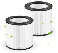 Lot de 2 Filtre de Rechange FY0611/30, Compatibles avec Filtre de Remplacement Philips pour Purificateur d'Air Série 600 AC0650/10 et AC0651/10, H13 true HEPA charbon, Numéro de Pièce：FY0611 / 30