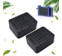 Lot de 2 filtres à charbon actif, compatibles avec Geberit DuoFresh, filtre de rechange idéal pour éliminer les odeurs désagréables