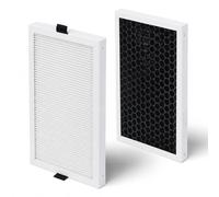 Lot de 2 filtres à charbon actif HEPA pour déshumidificateur Bosch Dry 1000, Dry 2000 et Dry 4000, filtre à air 2 en 1 et filtre de rechange pour purification de l'air
