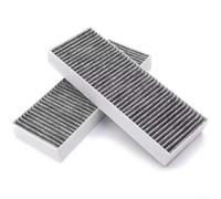 Lot de 2 filtres à charbon actif pour purificateur d'air de cuisine Bora Basic Pure Systems 340 x 123 x 42 mm