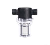 Lot de 2 filtres à eau en acier inoxydable 304 pour réservoir IBC avec filtre à mailles 80 - Crépine de tuyau à visser pour tuyau d'arrosage et adaptateur PE - Raccord 1/2" ou 3/4" (filetage extérieur