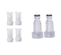Lot de 2 filtres à eau haute pression pour K2 K3 K4 K5 K6 | 2 supports et 4 filtres inclus, protège la pompe des débris, convient pour les modèles K2 à K6, design transparent
