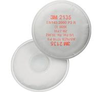 Lot de 2 filtres à particules ronds P3 2135 EN143 pour référence 4000370680/-690 3M