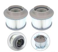Lot de 2 filtres de piscine gonflables pour Mspa FD2089 Accessoires de rechange HEPA, élément de filtration de piscine