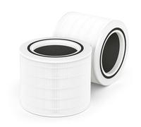 Lot de 2 filtres de rechange Core 200S, compatibles avec le purificateur d'air intelligent WiFi LEVOIT Core 200S, préfiltre H13 HEPA véritable avec charbon actif, référence : Core 200S-RF, Core 200S-P