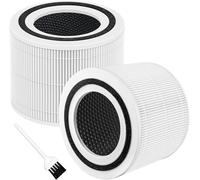 Lot De 2 Filtres De Rechange Core 300, Compatibles Avec Les Purificateurs D'air LEVOIT Core 300 Et Core 300S, Filtre H13 True HEPA 3 En 1, Haute Efficacité