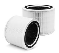 Lot de 2 filtres de rechange HEPA Core 200S, compatibles avec le purificateur d'air Core 200S Smart WiFi, filtre HEPA à 3 étapes de qualité H13, remplace la pièce Core 200S-RF