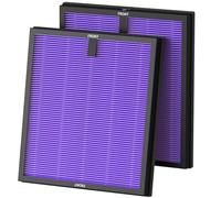 Lot de 2 filtres de rechange HEPA HY4866 pour purificateur d'air MORENTO et WESTHEY HY4866, purificateur d'air YIOU M1, 3 en 1 H13 Ture HEPA pour filtre HY4866 version multifonction
