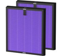 Lot de 2 filtres de rechange HY4866 pour purificateur d'air MORENTO/WESTHEY HY4866 et purificateur d'air YIOU M1, filtre HEPA H13 haute efficacité et filtre à charbon actif, version multifonction