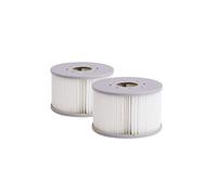 Lot de 2 Filtres de Rechange Spa MSPA Polypropylène Ø11 x 8 cm | Compatible Cartouches Filtrantes Actuelles, Piscines Hors-Sol, Filtration Efficace