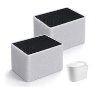 Lot de 2 filtres en céramique type 3 pour filtre en nid d'abeille Geberit | Remplace 147.072.00.1 et 242.999.00.1 Compatible avec Mera, Tuma, Sela & Monolith Plus Aspirateur d'odeurs