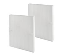 Lot de 2 filtres HEPA C535 pour purificateur d'air Winix 115115 PlasmaWave C535 5300 5300-2 5500 5500-2 6300 6300-2 P300 AM90 9000 5000 5000B C90 09 98 00 Pièces filtrantes du purificateur d'air 290