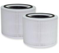Lot de 2 filtres HEPA de rechange 3-en-1 compatibles avec le purificateur d'air LEVOIT Core 300 - Pièce Core 300-RF