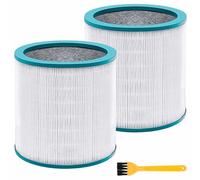 Lot de 2 filtres HEPA de rechange pour purificateur d'air Dyson Pure Cool Link TP01 TP02 TP03 BP01, AM11, Dyson BP01, par rapport à la pièce # 968126-03 - Filtres à charbon actif de qualité supérieure