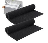 Lot de 2 filtres lavables pour climatiseur de fenêtre 61 x 38,1 cm | Filtre en mousse de rechange pour climatiseur de maison, chambre à coucher, salon, bureau, appartement, dortoir