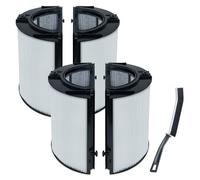 Lot de 2 filtres purificateur d'air 2 en 1 pour ventilateur de tour de purification d'air Dyson Pure Cool DP04 HP04 HP06 HP07 HP09 PH01 PH02 PH03 TP04 TP06 TP07 TP09 360° H13 True HEPA et filtre à