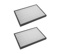 Lot de 2 filtres Trade-Shop (filtre HEPA + filtre à charbon actif) compatibles avec les filtres combinés DeLonghi AC230, remplacement pour DeLonghi 5513710021, Comedes PT94081