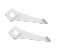 Lot de 2 fixations de plafond pour rail de rideau IKEA VIDGA | à 3 voies - Pièce de rechange - Support de plafond - Montage au plafond