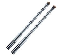 Lot de 2 Forets 2 Taillants HM D.16 x Lt. 450 x Lu. 400 mm x Q. SDS+ - Précision et Performance pour Béton - Diamwood