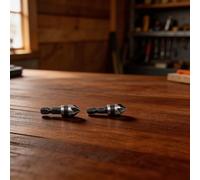 Lot de 2 forets coniques à 5 cannelures 12 mm, 16 mm, 19 mm, trou chanfreiné à 82 degrés pour le travail du bois, métal doux, acier au carbone, tige hexagonale 1/4 (12 mm)