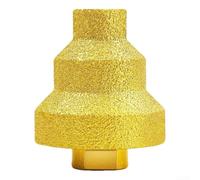 Lot de 2 forets étagés diamantés 20-35-50 mm pour verre, granit, béton, ouvre-trou en alliage d'acier pour installation de tuyau d'évier