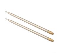 Lot de 2 fouets extensibles en acier inoxydable 304 pour radio à ondes courtes PAC12 JPC-7 HF Amateur Gear Compact Stockage Argenté