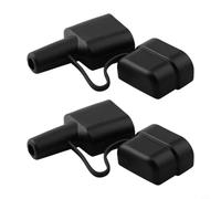 Lot de 2 gaines de câble robustes 50 A compatibles avec connecteur Sg50a noir et rouge pour panneau solaire pour caravane camping-car pour boîte de batterie