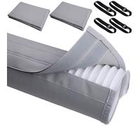 Lot de 2 gaines isolantes pour tuyaux d'évacuation de climatiseurs portables de 5 et 5,9 pouces. Installation facile pour une meille