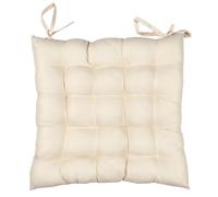 Lot de 2 galettes de chaise deperlantes 40x40 cm ANTIBES beige