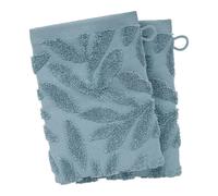 Lot de 2 Gants de Toilette Tencel 15x21cm Bleu