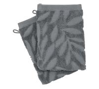 Lot de 2 Gants de Toilette Tencel 15x21cm Gris