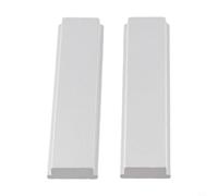 Lot de 2 glissières en alliage d'aluminium pour barre de scie à onglet, gabarit à fente en T compatible avec établi de travail du bois, table de toupie et station de fraisage (100 mm)