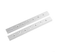 Lot de 2 glissières en T en alliage d'aluminium, 100 à 450 mm, pour barre de scie à onglet, rail de guidage en T, pour établi de travail du bois, table de fraisage, projets de bricolage (200 mm)
