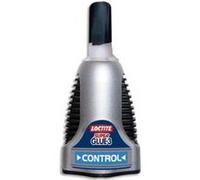 Lot de 2 GLUES Colle instantanée gel en flacon de 3g, goute à goute, SUPERGLUE3 CONTROL G