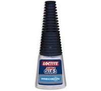 Lot de 2 GLUES Colle instantanée liquide en flacon de 5g, embout de précision, SUPERGLUE3 PRECISION G