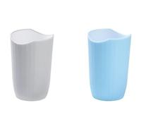 Lot De 2 Gobelets De Bain De Bouche Portables ¿ Élégants Gobelets Pour Brosse À Dents Pour Les Voyages, La Maison Et Le Bureau ¿ Design Bicolore Durable