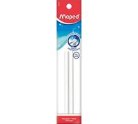 Lot de 2 gommes de recharge pour crayon à gomme Gom-Pen blanc