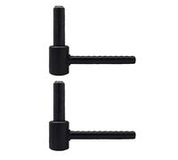 Lot de 2 Gonds à Scellement Chimique - Longueur 90 mm - Diamètre 14 mm - Corps de gond anti corrosion - Volets Battants - Charnières de Volet Battant - Tige en fil acier cranté - Fabrication Française